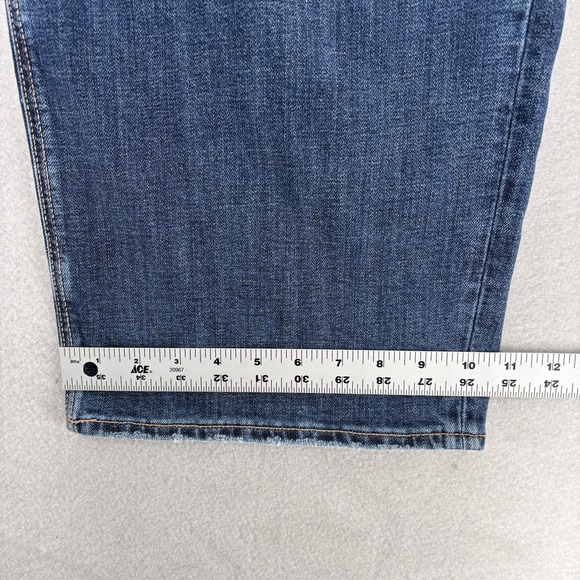 American Eagle Outfitters Wide Leg Jeans in Medium Blue - Picture 10 of 14